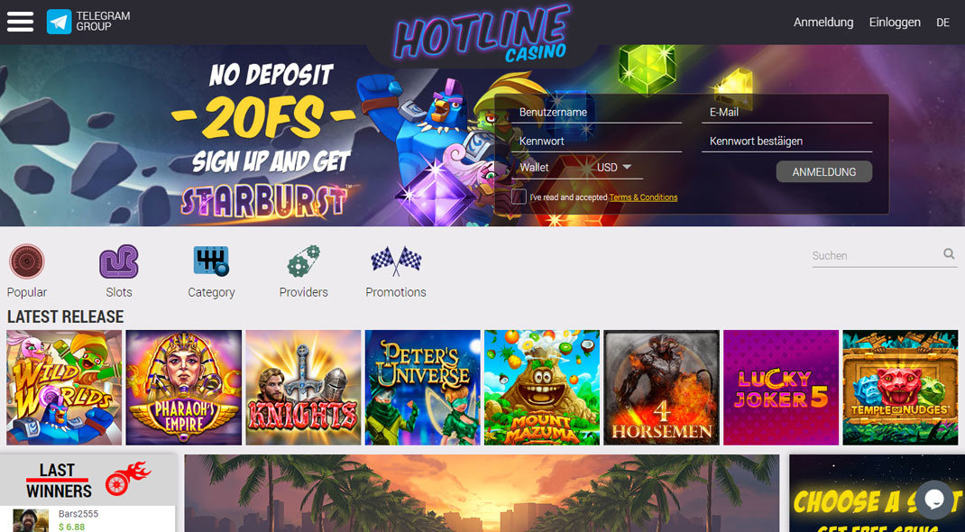Jak łatwo zdobyć dostęp do Hotline Casino login